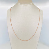 Cadena Morse 1.45 g / 17 3/4 in / 0.7 mm Oro Rosa 18K