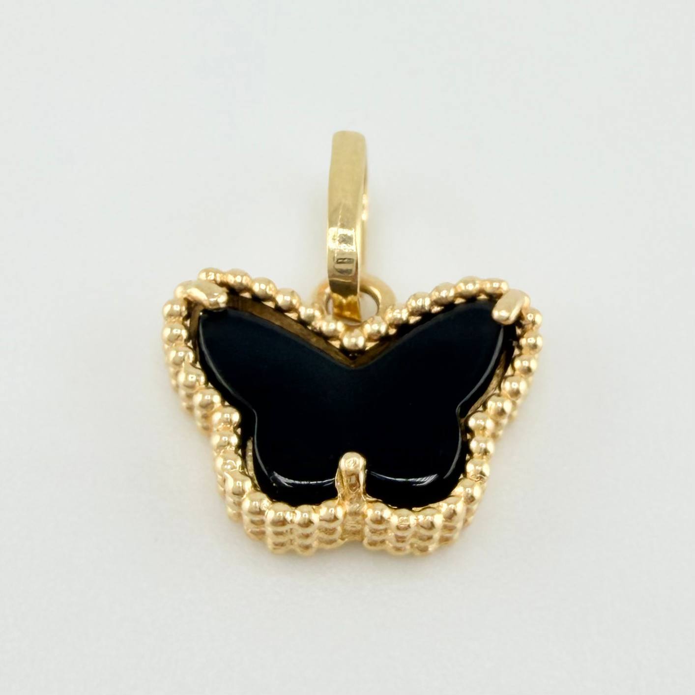 Pendant Butterfly 1.5gr / 1/2 in / 18K Special Native Yellow Gold *