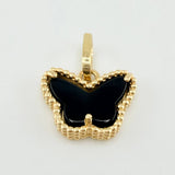 Pendant Butterfly 1.5gr / 1/2 in / 18K Special Native Yellow Gold *