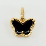 Pendant Butterfly 1.5gr / 1/2 in / 18K Special Native Yellow Gold *