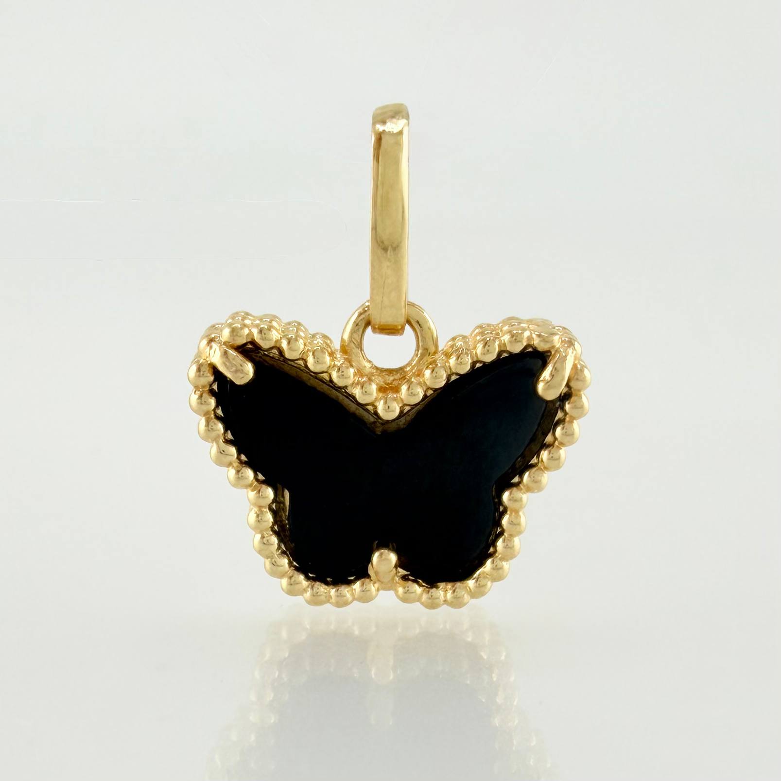Pendant Butterfly 1.5gr / 1/2 in / 18K Special Native Yellow Gold *