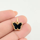Pendant Butterfly 1.5gr / 1/2 in / 18K Special Native Yellow Gold *