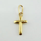 Dije Cruz 0.15gr / 3/4 in / Oro Amarillo 18K
