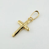 Dije Cruz 0.15gr / 3/4 in / Oro Amarillo 18K