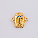 Herraje Virgen de Guadalupe 1.15g / 1/2 in Oro Amarillo 18K