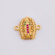 Herraje Virgen de Guadalupe 1.15g / 1/2 in Oro Amarillo 18K