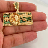 Dije One Dólar 11.35gr / 1 1/4 in / Oro Amarillo 18K $