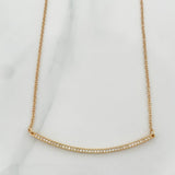 Cadena Media Luna Aro Seguido 4.25 g / 20 1/2 in / 0.7 mm Oro Amarillo 18K