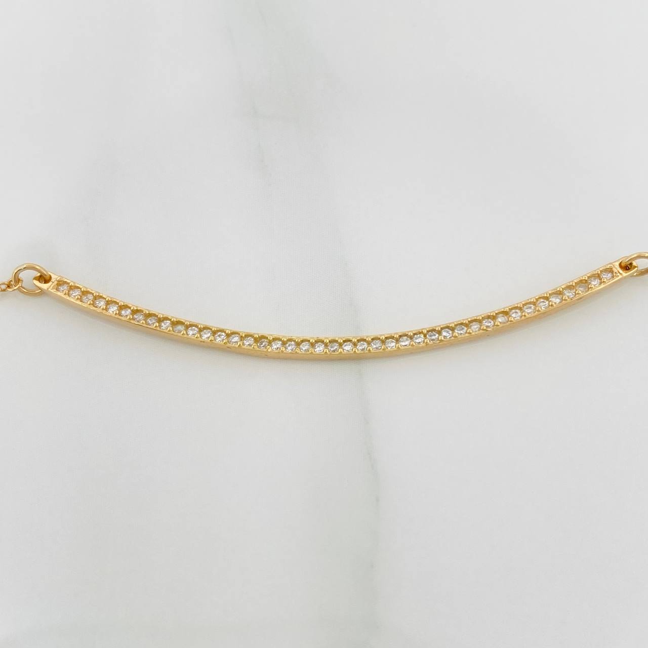 Cadena Media Luna Aro Seguido 4.35gr / 19 3/4 in / 0.85mm Oro Amarillo 18K %