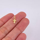 Dije Cruz Lisa 0.2 g / 1/2 in Oro Amarillo 18K