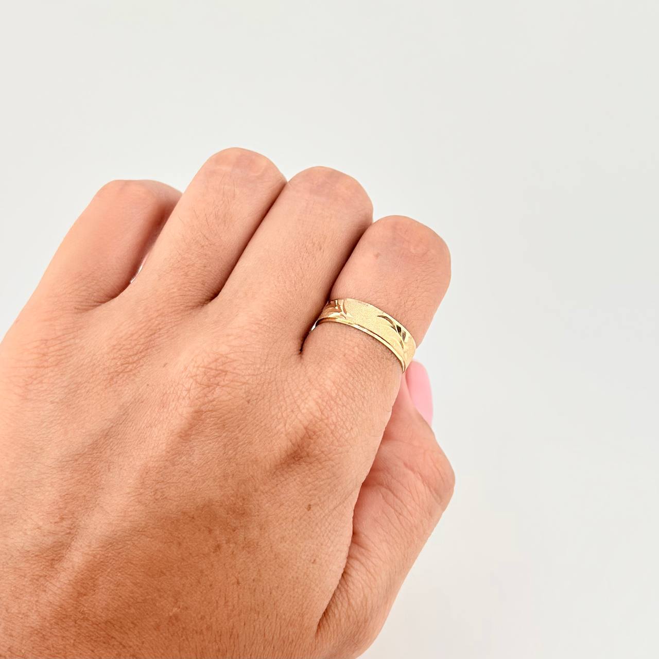 Fabricacion Bajo Pedido Argollas Abedul 7gr / Mate Oro Amarillo 18K
