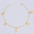 Pulso Espiga Dijes 2.75 g / 7 1/2 in / 1.6 mm Oro Amarillo 18K
