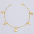 Pulso Espiga Dijes 2.7 g / 7 1/2 in / 1.6 mm Oro Amarillo 18K