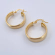 Hoop Earrings Winter 3.15gr / 2.5cm / 18K Gold &