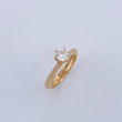 Anillo Solitario Linea Curva 2.7gr / T5 1/2 / Oro 18K &