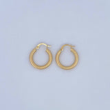 Hoop Earrings Zion 2gr / 2cm / 18K Gold &