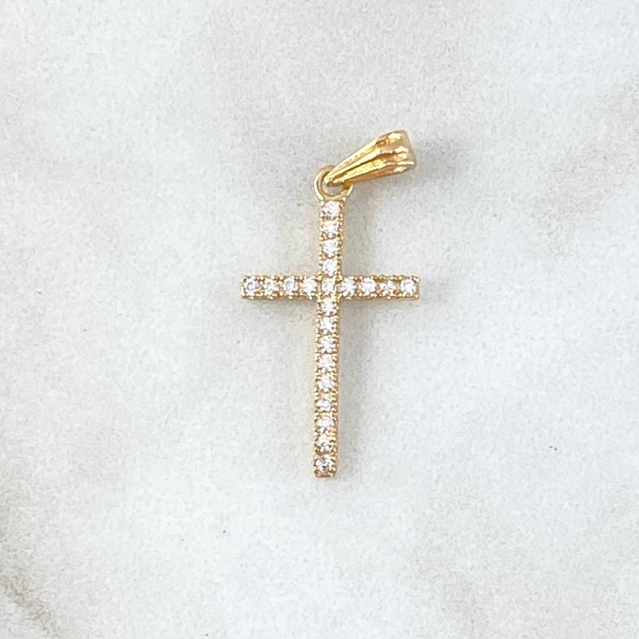 Pendant Dense Cross 1gr / 2.6cm (1.0in) / 18K Gold ©