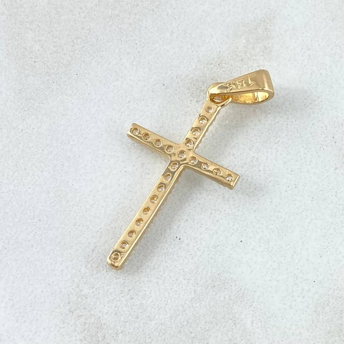 Pendant Dense Cross 1gr / 2.6cm (1.0in) / 18K Gold ©