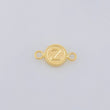Herraje Letra Z Marco Bordeado 0.45g / 1/2 in Oro Amarillo 18K