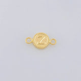 Herraje Letra Z Marco Bordeado 0.45g / 1/2 in Oro Amarillo 18K
