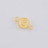 Herraje Letra Z Marco Bordeado 0.45g / 1/2 in Oro Amarillo 18K