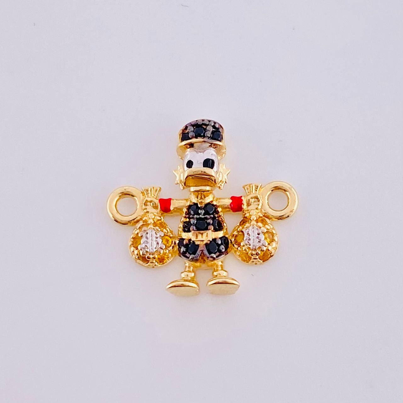 Charm Duck Money Bag 1.45gr / 1/2 in / Yellow Gold 18K