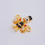 Charm Duck Money Bag 1.45gr / 1/2 in / Yellow Gold 18K