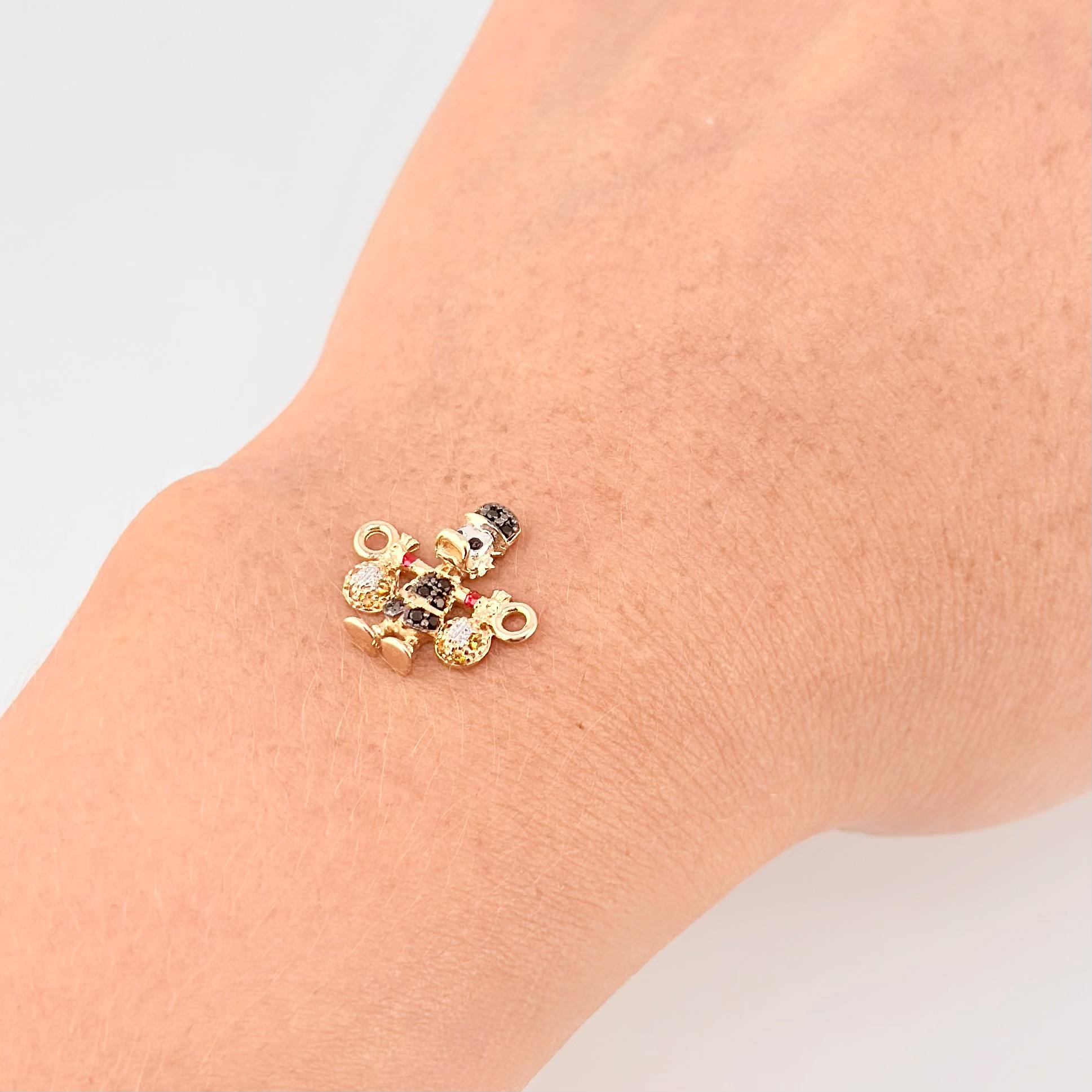 Charm Duck Money Bag 1.45gr / 1/2 in / Yellow Gold 18K