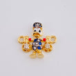 Herraje Pato Bolsa Dinero 1.6gr / 1/2 in / Oro Amarillo 18K *