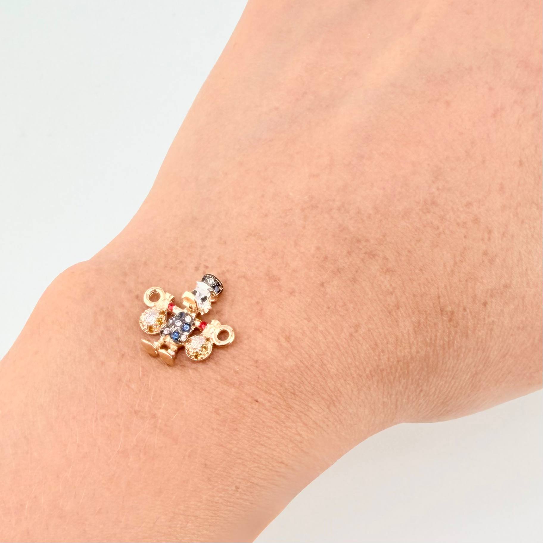 Herraje Pato Bolsa Dinero 1.5gr / 1/2 in / Oro Amarillo 18K ©