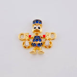 Herraje Pato Bolsa Dinero 1.35gr / 1/2 in / Oro Amarillo 18K