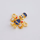 Herraje Pato Bolsa Dinero 1.35gr / 1/2 in / Oro Amarillo 18K