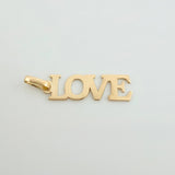 Dije Love 0.6gr / 1 in / Oro Amarillo 18K *
