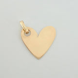 Dije Corazon 0.6gr / 3/4 in / Oro Amarillo 18K