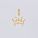 Dije Corona 0.55 g / 3/4 in Oro Amarillo 18K