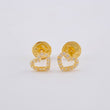 Topos Corazon Silueta Tupida 0.55 g / in / 4.8 mm Oro Amarillo 18K