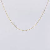 Venetian Chain 0.9gr / 15 3/4 in / 0.5mm 18K Yellow Gold