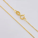 Venetian Chain 0.9gr / 15 3/4 in / 0.5mm 18K Yellow Gold