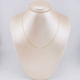 Venetian Chain 0.9gr / 15 3/4 in / 0.5mm 18K Yellow Gold