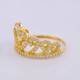 Anillo Corazon Tupido 2.55gr / T5 3/4 / Oro Amarillo 18K