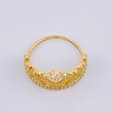 Anillo Corazon Tupido 2.55gr / T5 3/4 / Oro Amarillo 18K