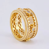 Anillo Mecanico Movimiento 18.45gr / T10 3/4 / Oro Amarillo 18K