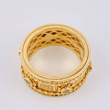 Anillo Mecanico Movimiento 18.45gr / T10 3/4 / Oro Amarillo 18K