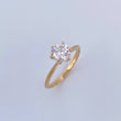 Anillo Solitario Clasico 2.25gr / T7 1/4 / Oro 18K &