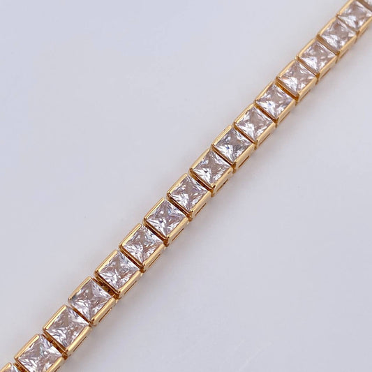 Pulso Tennis 22.5gr / 18.2cm / Oro 18K &