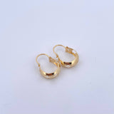 Candongas Ash Estrellas 0.7gr / 1.6cm / Lisas Oro Amarillo 18K