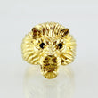 Anillo Rostro León 8.2gr / T8 1/4 / Oro Amarillo 18K