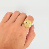 Anillo Rostro León 8.2gr / T8 1/4 / Oro Amarillo 18K