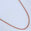 Cadena Franco 8.8gr / 23 1/2 in / Dos Oros Blanco Rosa +3 18K &
