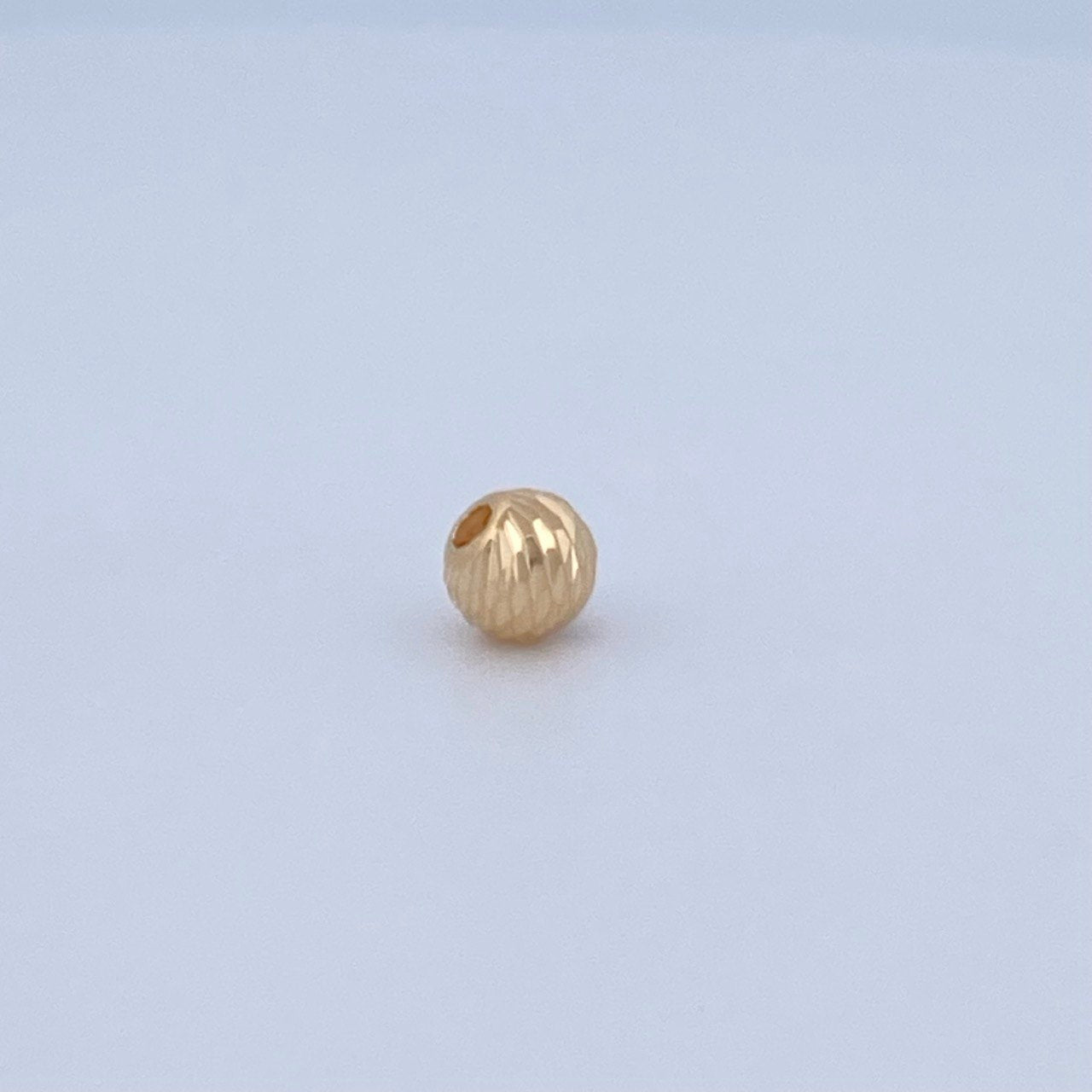 Bead Diamond Cut 6mm / 0.22gr Yellow Gold &